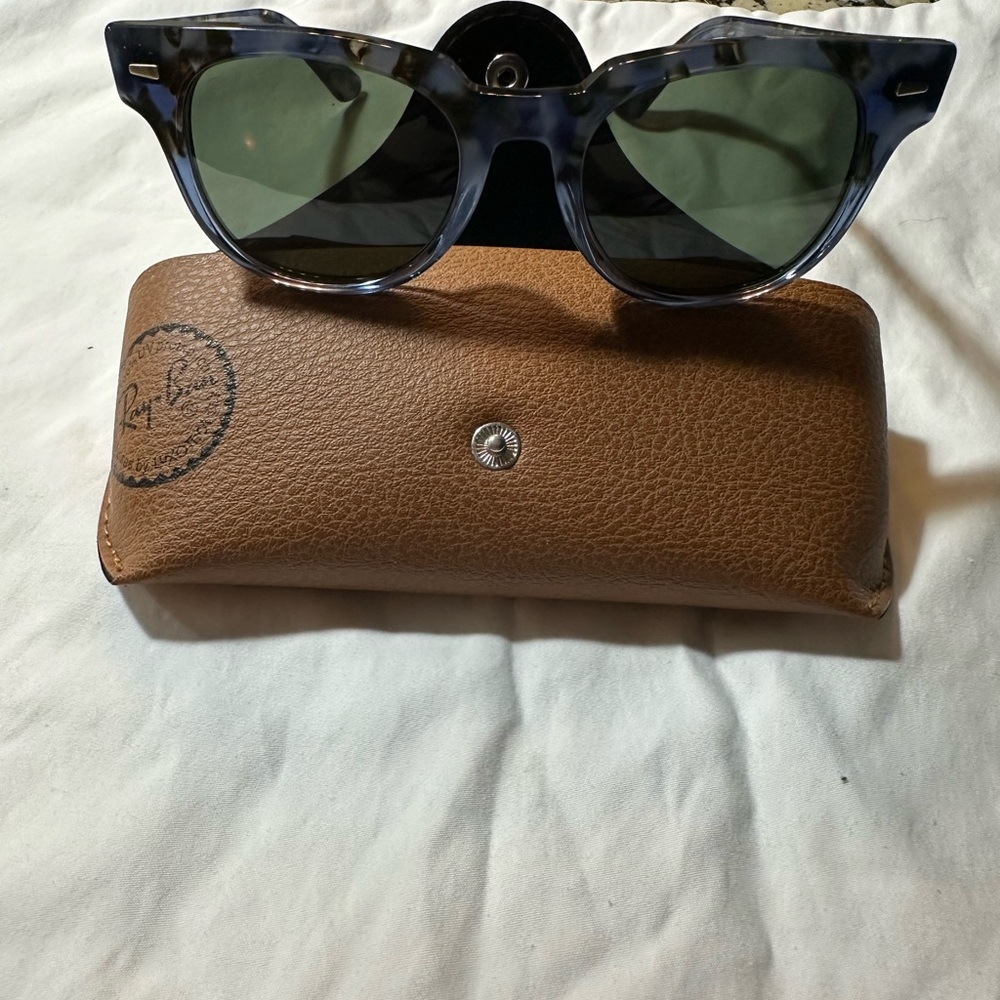 Ray-Ban Blue and Brown Sunglasses Accessories